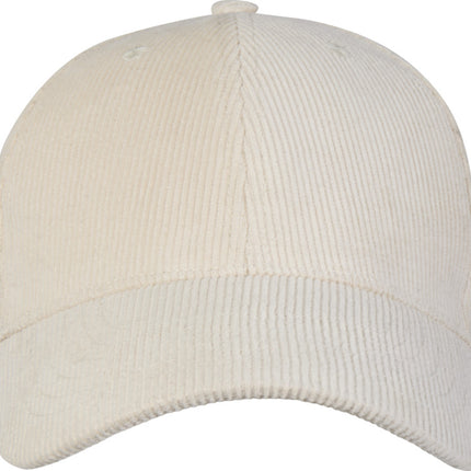 6 panel recycled corduroy cap