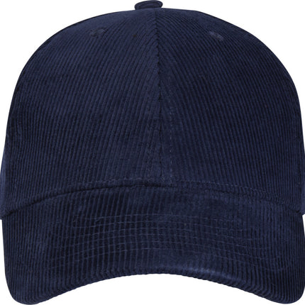 6 panel recycled corduroy cap