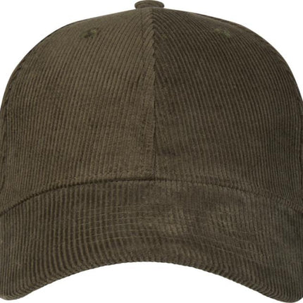 6 panel recycled corduroy cap