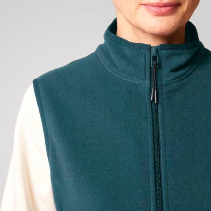 Fleece vest for women