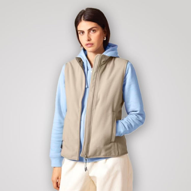 Fleece vest for women
