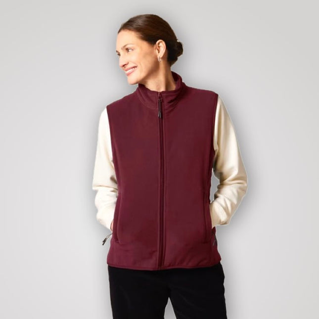 Fleece vest for women