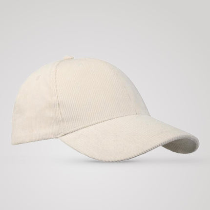 6 panel recycled corduroy cap
