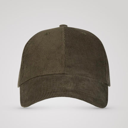 6 panel recycled corduroy cap