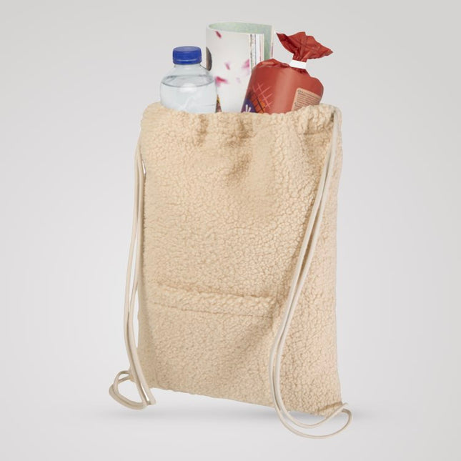 Sherpa drawstring backpack GRS recycled