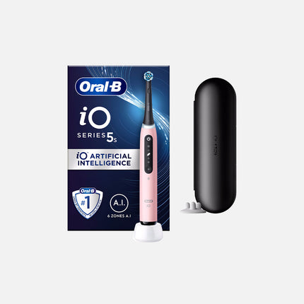 Oral-B iO 5s electric toothbrush.