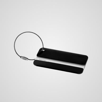 Luggage tag alu