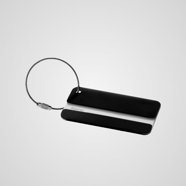 Luggage tag alu