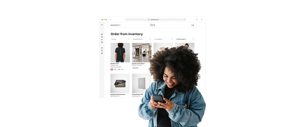 Brand store on mobile device