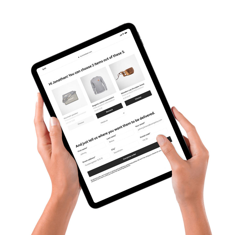 Order from inventory